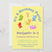 Schattigee Jellybeans Gepersonaliseerde cartoon Ve Kaart (Voorkant)