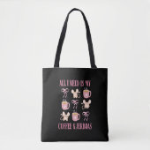 SCHATTIGEE JERBOA EN KOFFIE TOTE BAG (Voorkant)