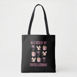 SCHATTIGEE JERBOA EN KOFFIE TOTE BAG