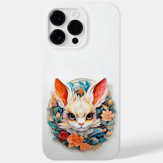 Schattigee Jerboa met bloemenknipsel Case-Mate iPhone Case (Achterkant)