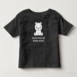 Schattigee Jezus houdt bijna Christelijk van mij Kinder Shirts