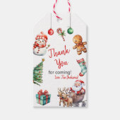 Schattigee Jingle en Mingle Christmas Cadeaulabel (Voorkant)