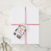 Schattigee Jingle en Mingle Christmas Cadeaulabel (Met Touw)