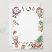 Schattigee Jingle en Mingle Christmas Party Uitnod Kaart (Achterkant)