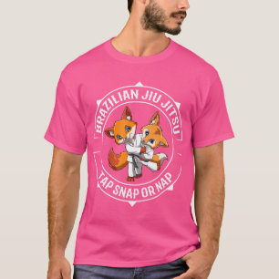 Schattigee Jiu Jitsu Foxes Jongens Meisjes - Brazi T-shirt