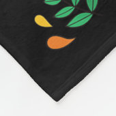 Schattigee jongen met taco's Happy Birthday taco B Fleece Deken (Hoek)