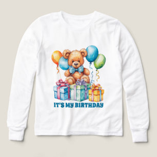 Schattigee jongens Teddybeer Verjaardagsfeest