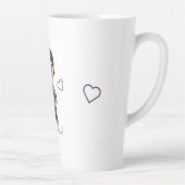 Schattigee jongenskus latte mok (Rechts)