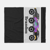 Schattigee jongenstruck naam deken toevoegen (Voorkant (Horizontaal))