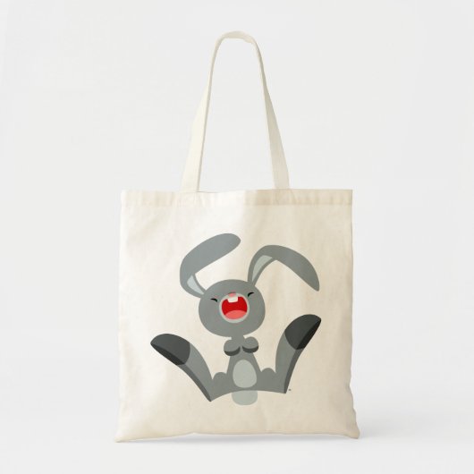Schattigee Joyful Cartoon Konijnentas Tote Bag (Voorkant)