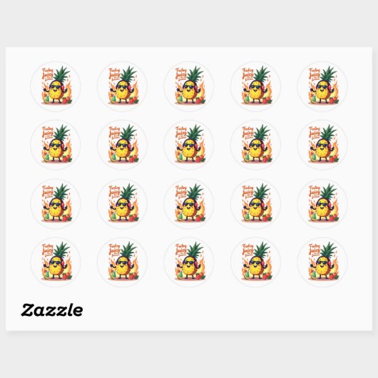 Schattigee Juicy Pineapple Summer Sticker (Vel)