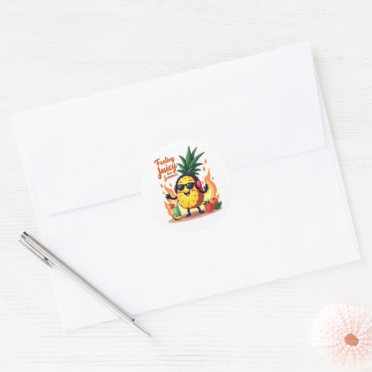 Schattigee Juicy Pineapple Summer Sticker (Envelop)