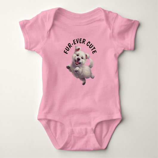 Schattigee Jumping Puppy Romper (Voorkant)