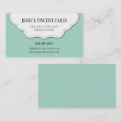 SCHATTIGEE KAART geschulpte label label rand (Voorkant / Achterkant)