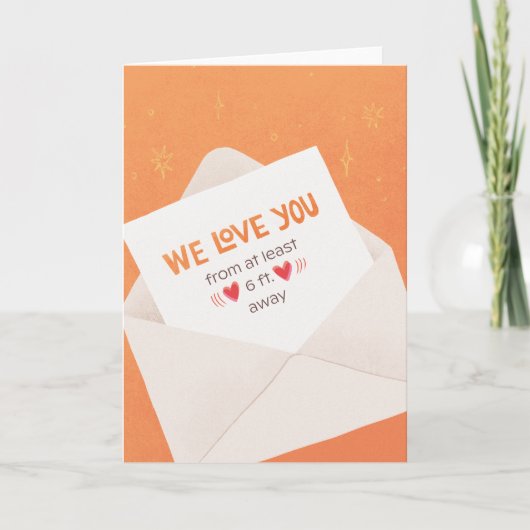 Schattigee Kaart ter aanmoediging van de coronapan (Voorkant)