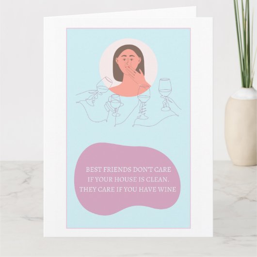 Schattigee Kaart van Besties Galentine (Voorkant)