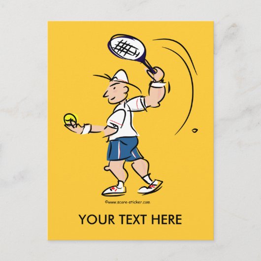 Schattigee kaart voor tennissers (Voorkant)