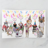 Schattigee Kaart voor twee jaar verjaardag (Binnen)