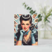 Schattigee  Kaarten Pin Up (Staand voorkant)
