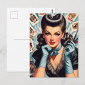 Schattigee  Kaarten Pin Up (Voorkant / Achterkant)