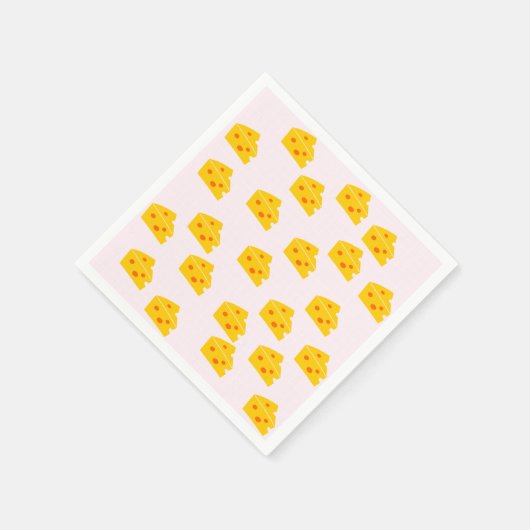 Schattigee kaaspapier servetten (Hoek)