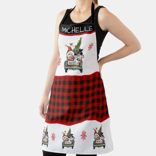 Schattigee kabouters die de kerstboom mee naar hui schort (Insitu)