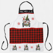 Schattigee kabouters die de kerstboom mee naar hui schort (Voorkant)