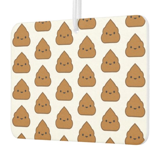 Schattigee kak patroon auto luchtverfrisser (Links)