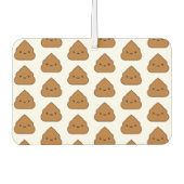 Schattigee kak patroon auto luchtverfrisser (Voorkant)