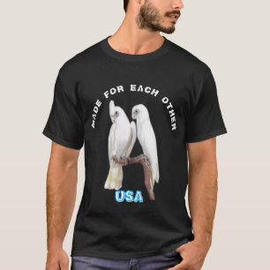 Schattigee kaketoe t-shirt