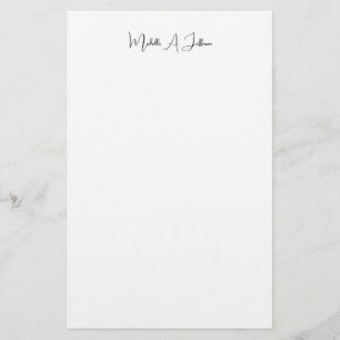 Schattigee kalligrafie Creative Trendy Custom Name Briefpapier