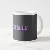 Schattigee kalligrafie Creative Trendy Custom Name Grote Koffiekop (Voorkant rechts)