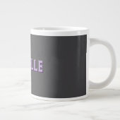Schattigee kalligrafie Creative Trendy Custom Name Grote Koffiekop (Rechts)