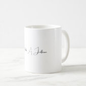 Schattigee kalligrafie Creative Trendy Custom Name Koffiemok (Voorkant rechts)