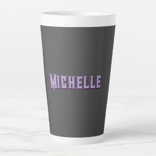 Schattigee kalligrafie Creative Trendy Custom Name Latte Mok