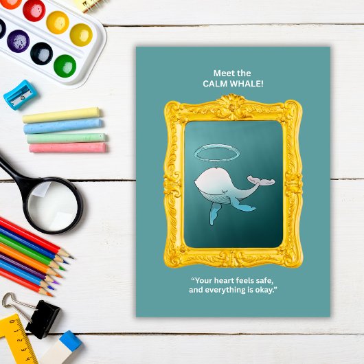 Schattigee kalme walvis | SEL Tool voor kinderen |