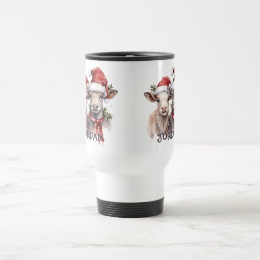 Schattigee Kalveren Schattig Dier Kinder Kerst Mok (Center)