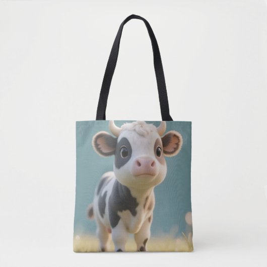 Schattigee kalverweide-Canvas tas (Voorkant)