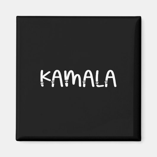 Schattigee Kamala Cat Letter Cool Kamala Design Magneet (Voorkant)