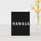 Schattigee Kamala Cat Letter Lettertype Grafisch Kaart (Gele Bloem)