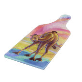 Schattigee kameel keuken snijplank (Hoek)