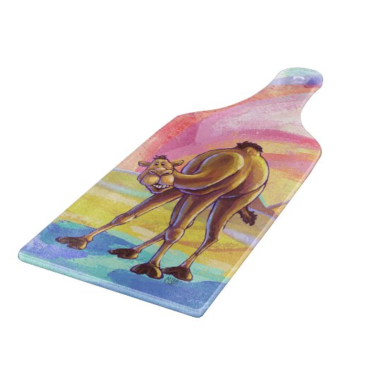Schattigee kameel keuken snijplank (Hoek)
