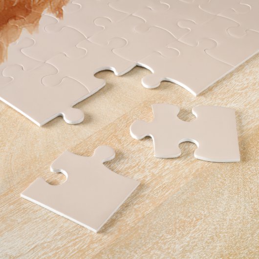 Schattigee kameel met bril legpuzzel (Zijkant)