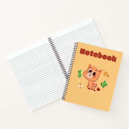 Schattigee kameel ✨🥨🐪 notitieboek (Binnen)