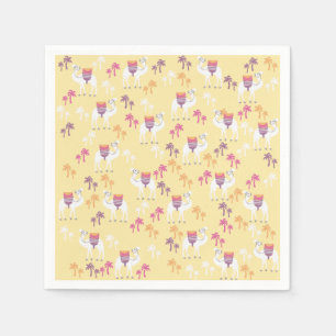 Schattigee kamelenpapieren servetten