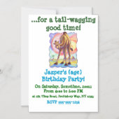 Schattigee kamelenpartij magnetische uitnodiging (Voorkant)