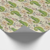 Schattigee kameleonhagedis cadeaupapier (Hoek)