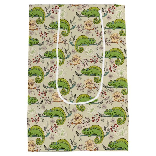 Schattigee kameleonhagedis medium cadeauzakje (Achterkant)