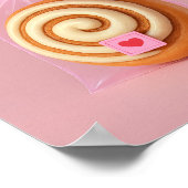 Schattigee kaneel Roll Art Print, Keuken Pastry et Poster (Hoek)