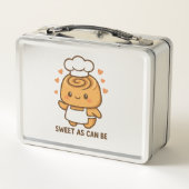 Schattigee kaneelbroodchef - Kawaii Baking Design (Achterkant)